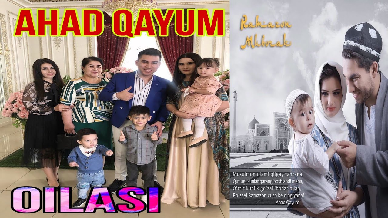 Family and personal photos of Ahad Qayum