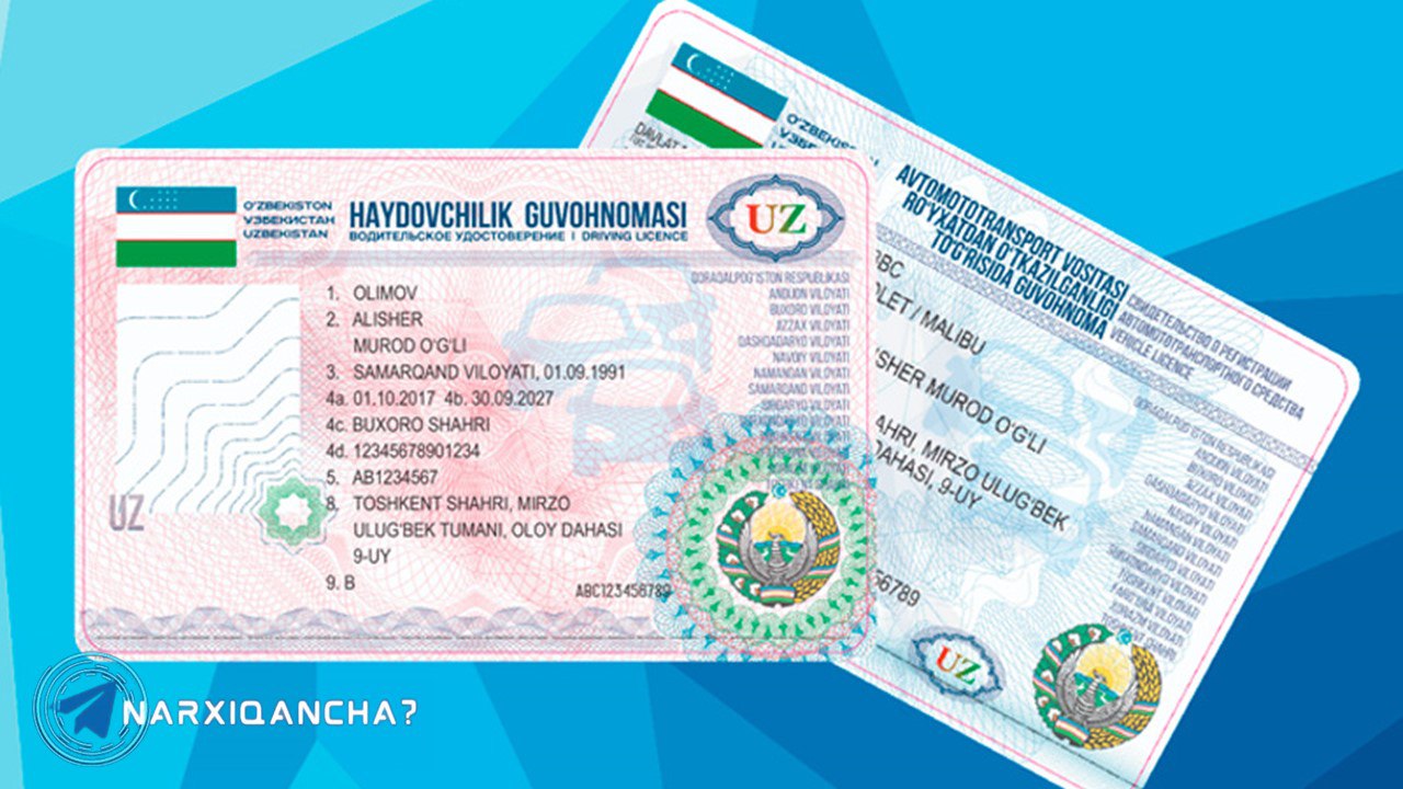 E xuquqshunos uz. ID карта Узбекистан. Узбекистан водительское право.