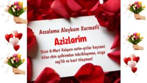8 mart uchun onalar, qizlar, opa singillar uchun eng zor sherlar